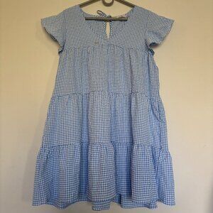 Blue Women's Dress by Mi Ami X Francesca's size M